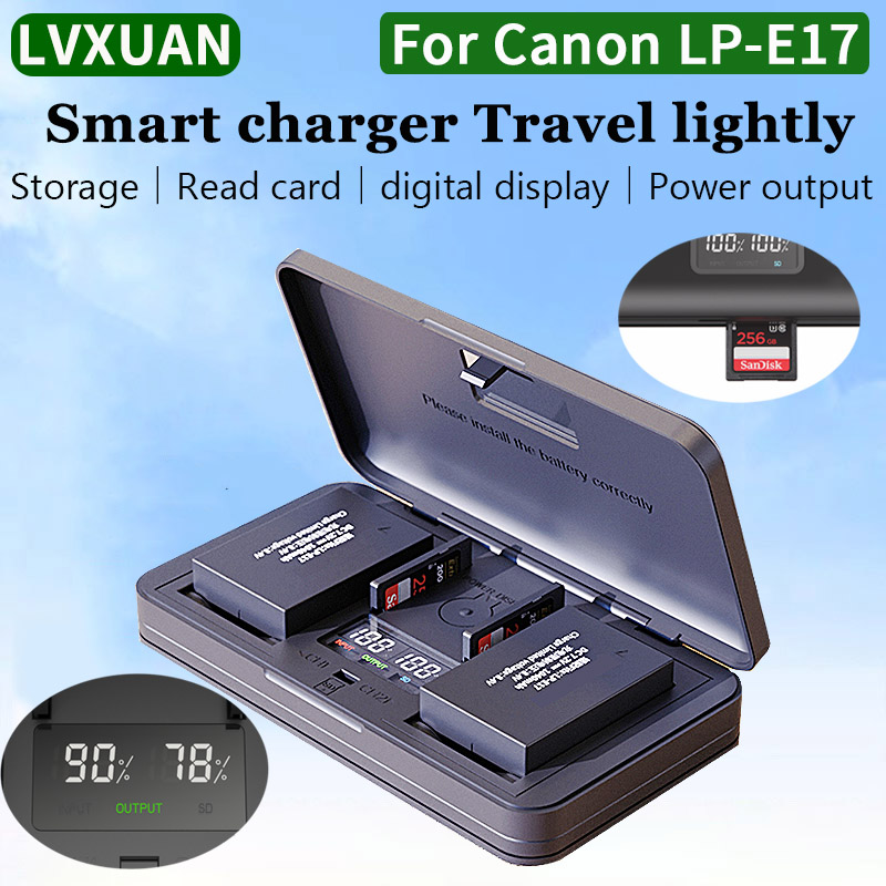 Canon Camera Eos R8 - LVXUAN LP-E17 Batterij Oplader, Voor Canon
