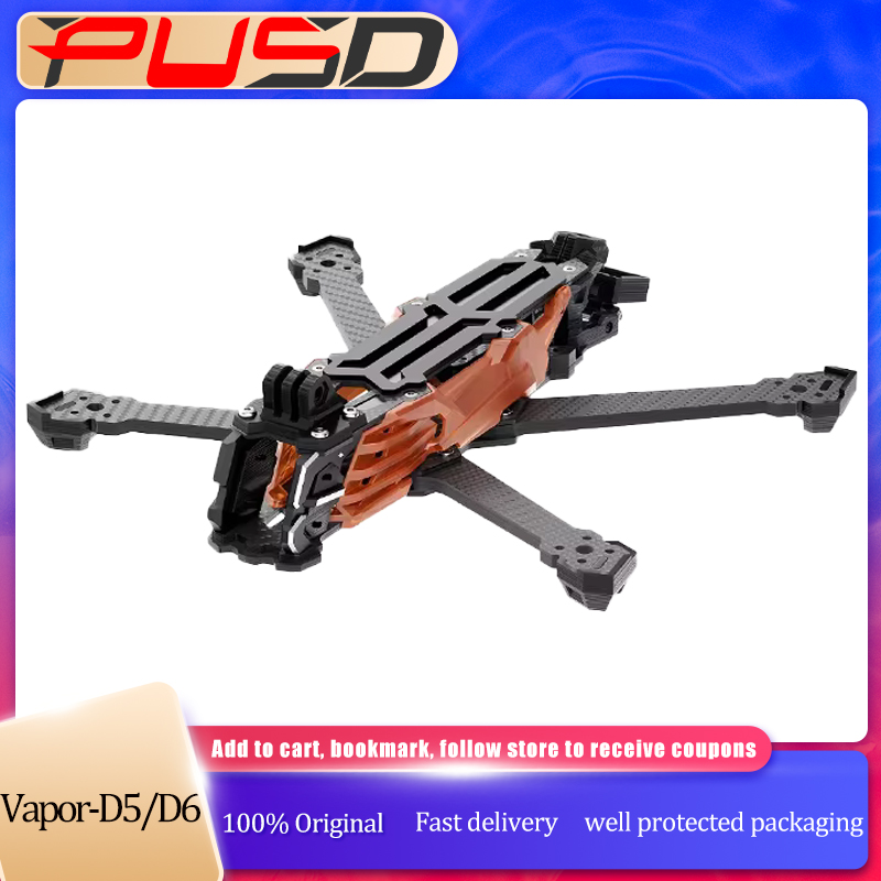 Drone Racing Frame - GEPRC GEP-Vapor-D5 D6 O4 Pro Koolstofvezel