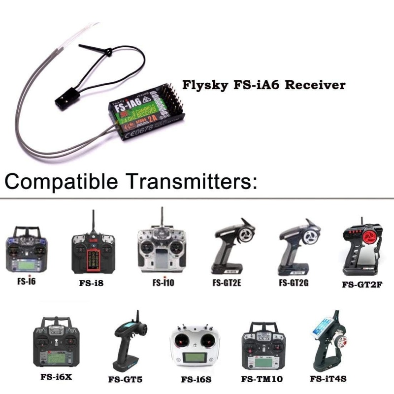 Flysky FS-IA6 Ontvanger 6CH Du - Drone Racing Receiver recensie en prijs