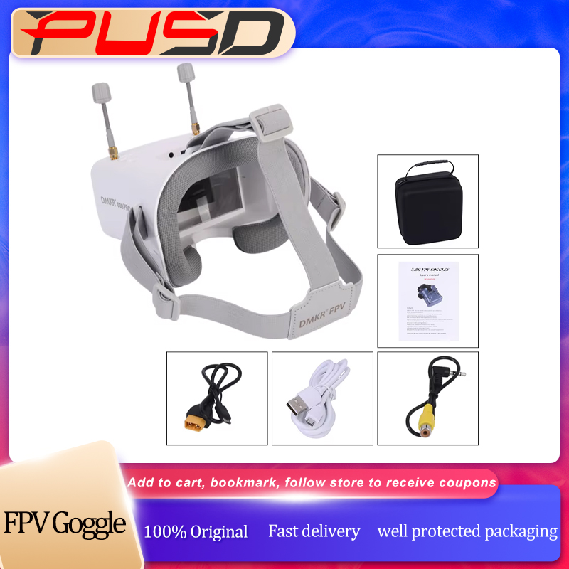 Originele 008D PRO Witte FPV-b - Drone Racing Goggles recensie en prijs