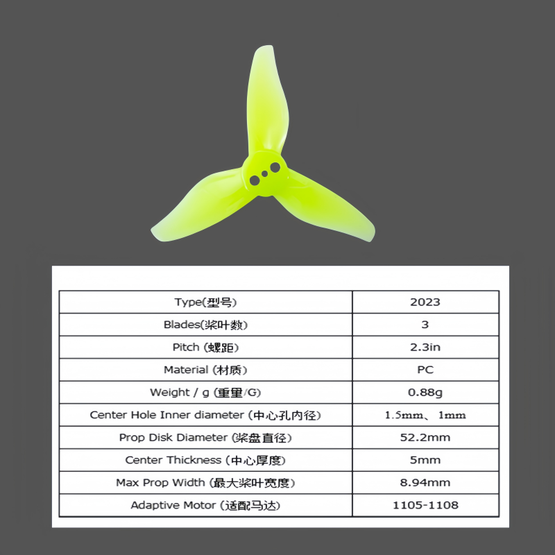 Gemfan 2023 driebladige 2-inch - Drone Racing Gate recensie en prijs