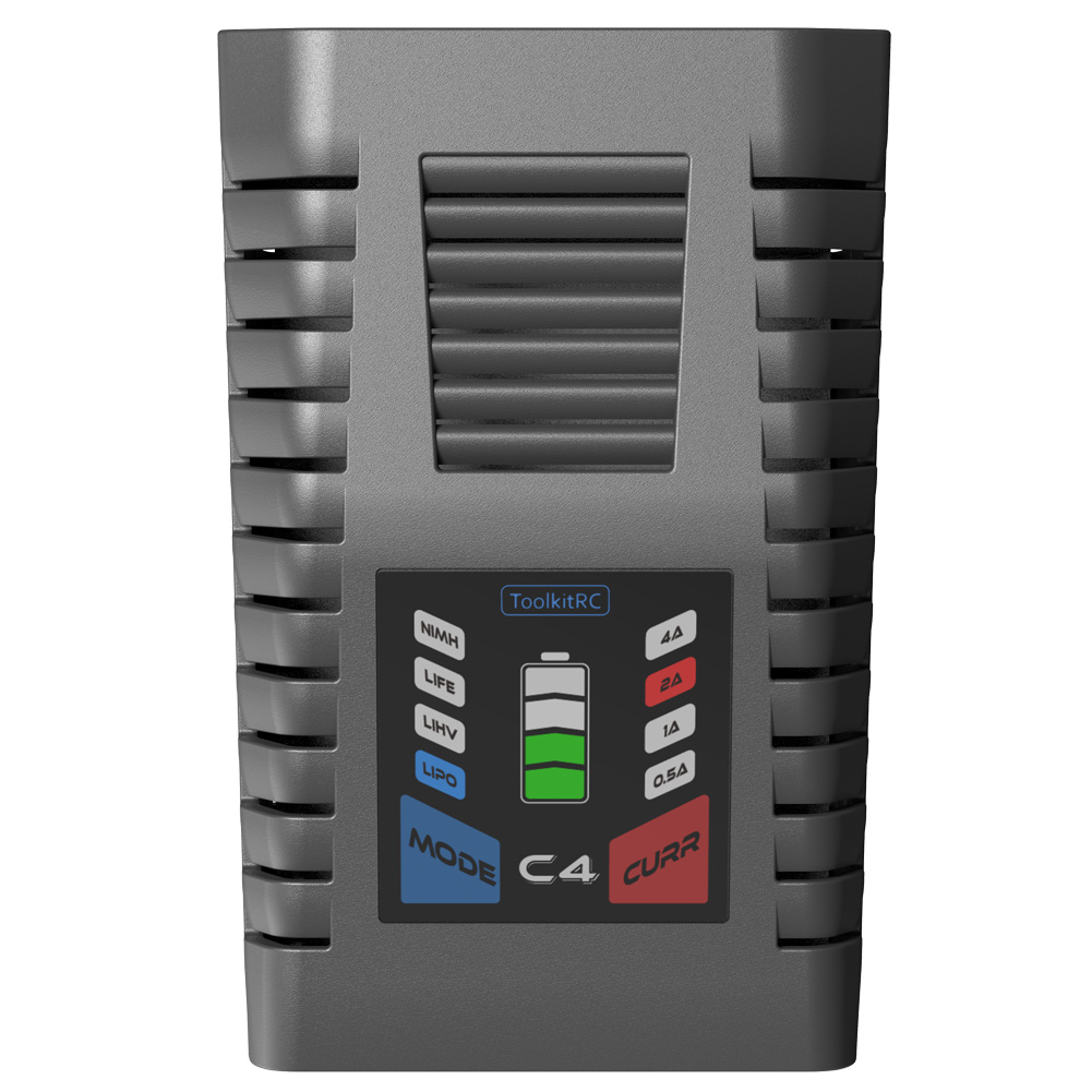ToolkitRC C4 Oplader 50W 5A AC - Drone Racing Charger recensie en prijs