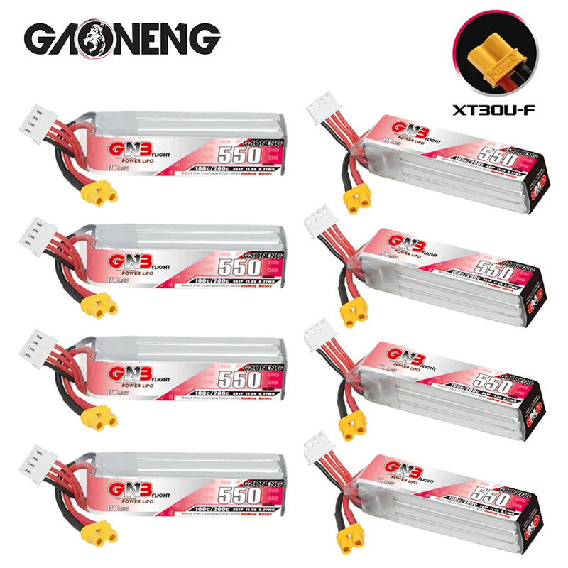 GNB HV 11.4V 550mAh 100C/200C  - Drone Racing Battery recensie en prijs