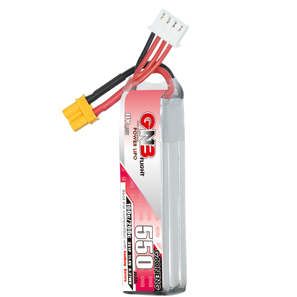 GNB HV 11.4V 550mAh 100C/200C  - Drone Racing Battery recensie en prijs