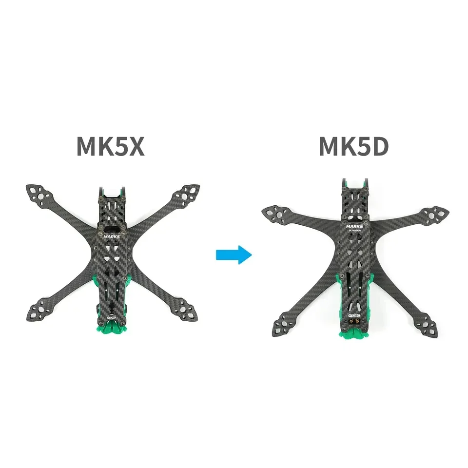 GEP-MK5D O3 MK5X naar MK5D Dea - Drone Racing Frame recensie en prijs