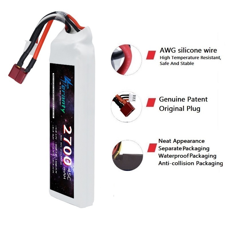 1/3 Stuks 2S 7.4V Lipo Batteri - Drone Racing Battery recensie en prijs