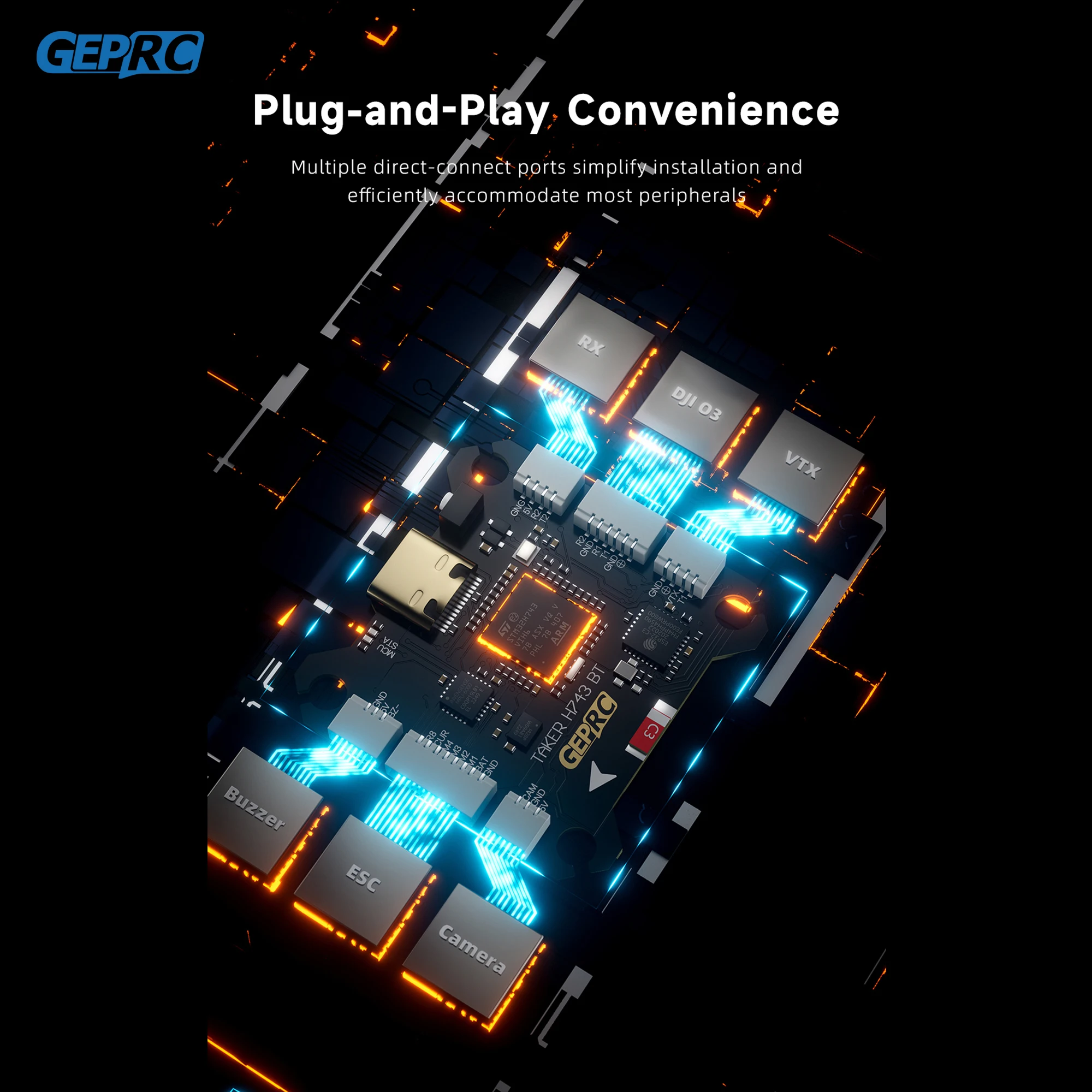 GEPRC TAKER H743 BT 32Bit 65A  - Drone Racing Flight Controller recensie en prijs