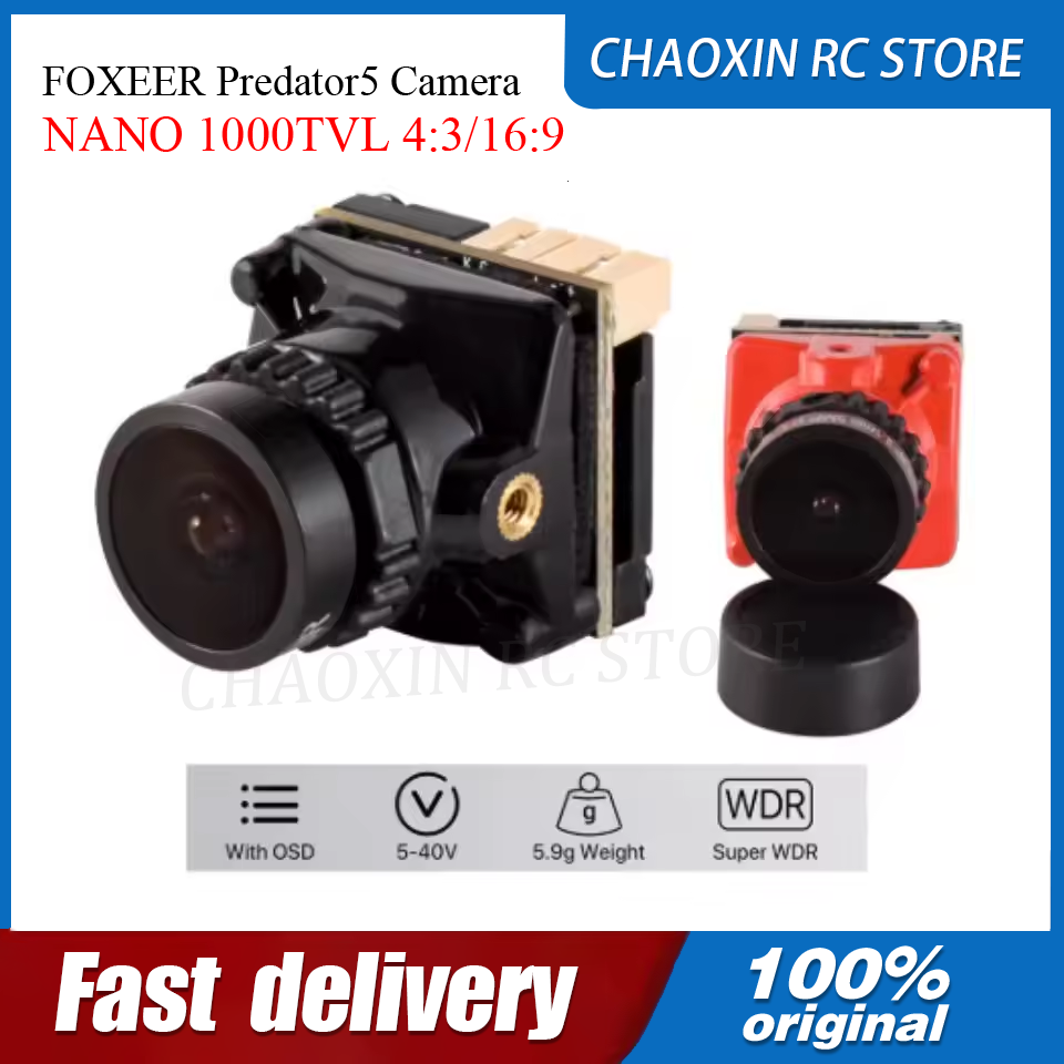 FOXEER Predator5 Camera NANO 1 - Drone Racing Battery recensie en prijs