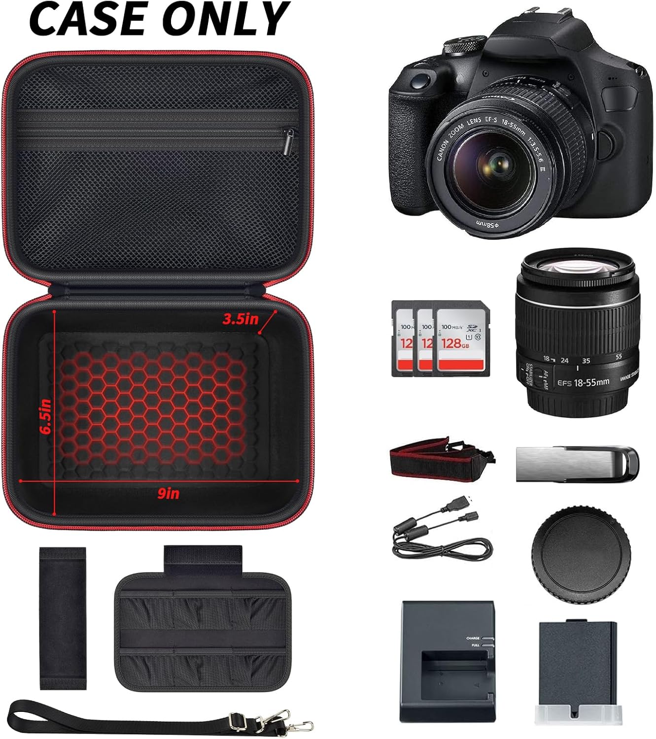 Camera opbergtas voor Canon Eo - Canon Camera Eos R8 recensie en prijs