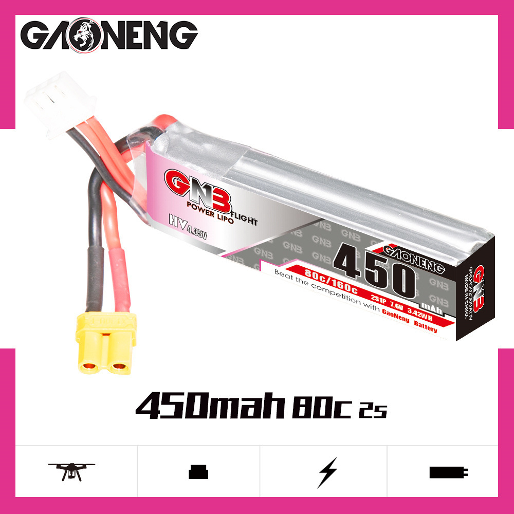 GNB LiPo Batterij HV 2S 7.6V 4 - Drone Racing Battery recensie en prijs