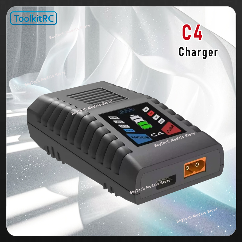 ToolkitRC C4 50W Eenvoudige Ev - Drone Racing Charger recensie en prijs