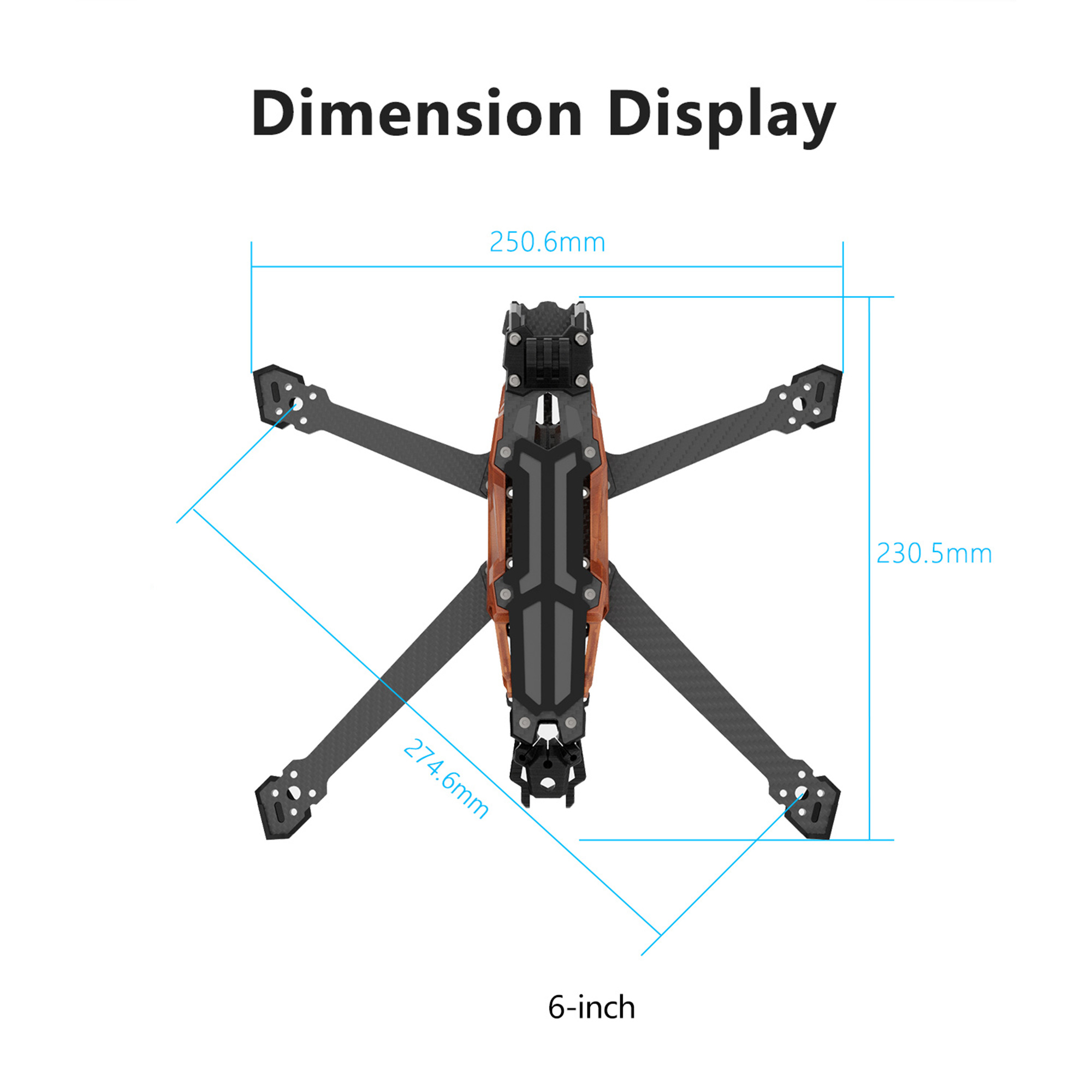GEPRC GEP-Vapor-D5 D6 O4 Pro K - Drone Racing Frame recensie en prijs