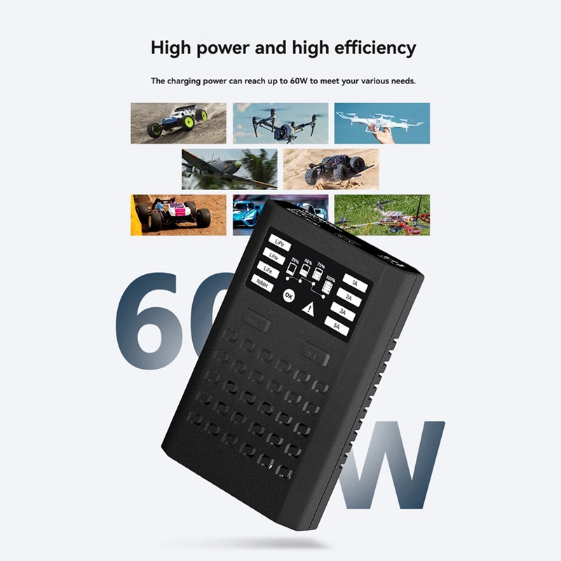 60W Batterijlader Lithiumbatte - Drone Racing Charger recensie en prijs